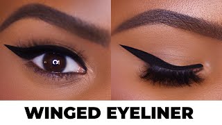 HOW TO Winged Eyeliner for Hooded Eyes  Ale Jay [upl. by Oidgime]