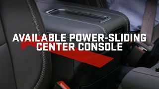 Next Generation GMC Yukon  HowTo – Available PowerSliding Center Console  GMC [upl. by Tala124]