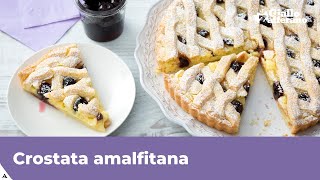 CROSTATA AMALFITANA CON CREMA E AMARENE  Ricetta Originale [upl. by Intyrb]