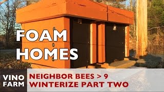 New Bees  Foam Hive Winterization2  Week 8 [upl. by Itnahs336]