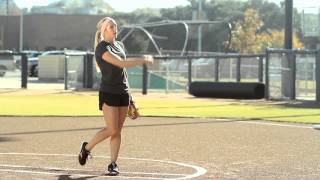 Softball Pitching Drills Arm circle  Amanda Scarborough [upl. by Ruckman]