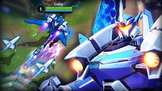 Mecha Galio Gameplay  Build amp Runes  Wild Rift [upl. by Nickey]