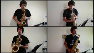 Eine Kleine Nachtmusik mov 1 quotAllegroquot  Saxophone Quartet [upl. by Gavrah267]