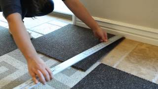 How To Install Carpet Tile Flooring [upl. by Gelya]