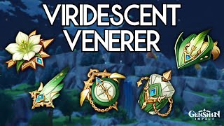 Farm Viridescent Venerer Artifacts  Genshin Impact [upl. by Swec]