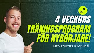 4 veckors träningsprogram för nybörjare [upl. by Oehsen943]