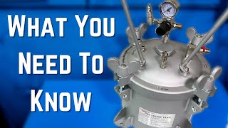 How to Safely Use a Pressure Pot  Resin Casting Tips [upl. by Jit]