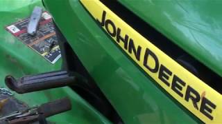 John Deere X300 Mower Maintenance [upl. by Ricker]