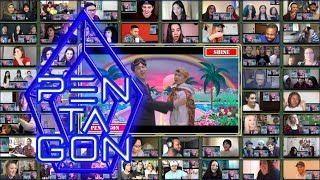 PENTAGONSHINE펜타곤빛나리 Mv reaction mashup [upl. by Kal911]