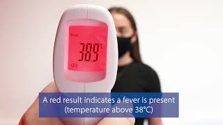 How To Use a Non Contact Infrared Thermometer [upl. by Ellehsem223]