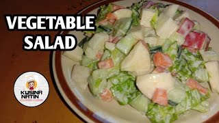 How to Make VEGETABLE SALAD  KUSINA NATIN [upl. by Olsewski]