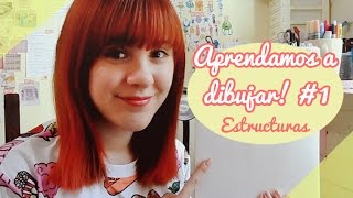 【Aprendamos a dibujar  1】Estructuras ❤ [upl. by Izmar]