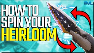 How to Spin Your Heirloom  Look Like a Pro Play Like a Noob  Apex Legends Tutorials [upl. by Saudra]