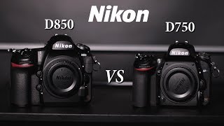 NIKON D850 VS NIKON D750  Is the D750 BETTER [upl. by Gnouh]