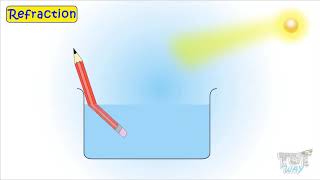 Light Refraction  Science  Grade 4 amp 5  TutWay [upl. by Lebar]