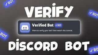 Verify Discord Bot 🤩 [upl. by Lliw386]