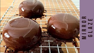 Simple Chocolate Mirror Glaze [upl. by Berliner]