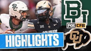 Baylor Bears vs Colorado Buffaloes Highlights  FOX College Football [upl. by Yerdna44]