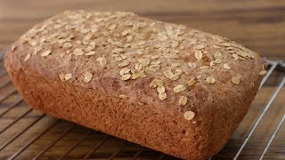 Easy Oatmeal Bread Recipe  How to Make Oatmeal Bread [upl. by Lorianna]