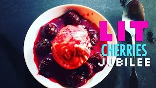 How to Make Cherries Jubilee [upl. by Ycal]