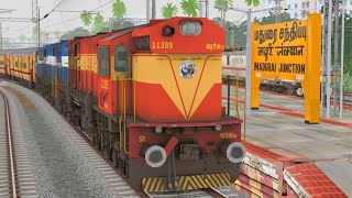 16846 Sengottai  Erode Express Train  RAIL  TRAIN SIMULATOR  RAILROAD  NTG GAMING [upl. by Drooff]