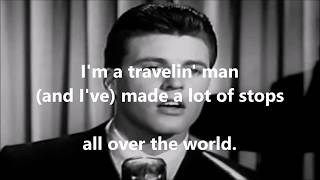 Travelin Man RICKY NELSON with lyrics [upl. by Rees]