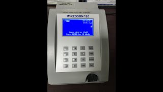 McKesson 120 Urine Analyzer [upl. by Aimekahs]