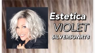 Estetica VIOLET Wig Review  SILVERSUNRT8 tazswigcloset [upl. by Cherianne]