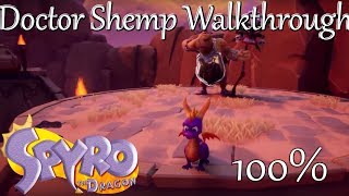 Spyro Reignited Trilogy Doctor Shemp Walkthrough  Gems Dragon amp Perfect Skill Point [upl. by Eniowtna357]