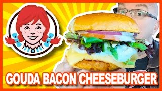 Wendys Gouda Bacon Cheeseburger amp Fondue Fries Review [upl. by Devitt323]