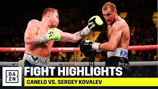 HIGHLIGHTS  Canelo vs Sergey Kovalev [upl. by Cichocki]