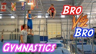 Bryton Vs Ashton Bro Gymnastics Challenge [upl. by Neiluj]