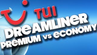 TUI DREAMLINER  PREMIUM Vs ECONOMY  GATWICK TO ORLANDO [upl. by Tabitha73]