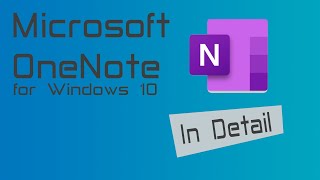 OneNote for Windows 10 Tutorial everything explained [upl. by Nolyat]