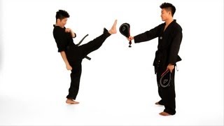 How to Do a Front Kick  Taekwondo Training [upl. by Soracco]