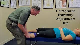 Chiropractic Extremity Adjustment Hip  Long Distraction Advanced [upl. by Eninotna]