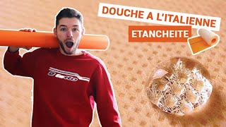 Douche à lItalienne  Étanchéité SPEC  Natte [upl. by Jordison]