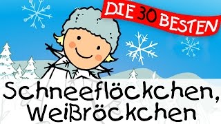 Schneeflöckchen Weißröckchen  Weihnachtslieder zum Mitsingen  Kinderlieder [upl. by Andriette]