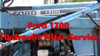 Ford 1700 Hydraulic Filter Screen Cleaning and Oil Change Service [upl. by Jezabelle]