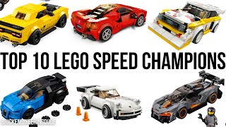 Top 10 LEGO Speed Champions Sets [upl. by Brita]