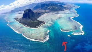 Underwater Waterfall in Mauritius Island [upl. by Nolos]