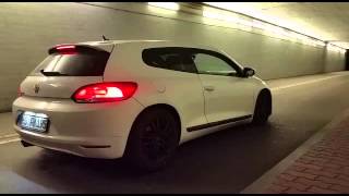 VW Scirocco  20 TDI Sound  Downpipe Catless [upl. by Annnora]