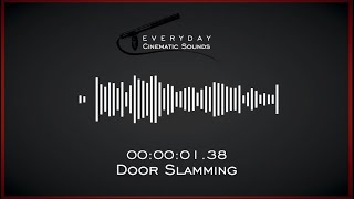 Door Slamming  HQ Sound Effects [upl. by Siravat]