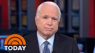 John McCain Responds to Donald Trump Remarks  TODAY [upl. by Max]