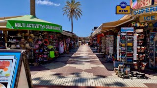 Gran Canaria Playa del Ingles Strandpromenade Juli 2019 4K [upl. by Higley]