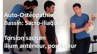 Autoostéopathie Bassin Libérer SacroIliaques  équilibre posture [upl. by Anirehs]