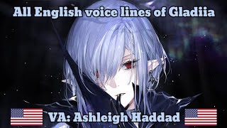 Arknights Gladiias EN voice lines [upl. by Nwahsd6]