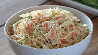 How to Make Coleslaw  Homemade Coleslaw Recipe [upl. by Sherye]