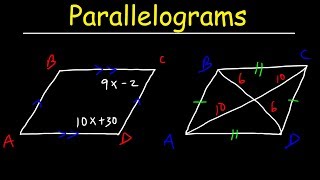 Parallelograms  Geometry [upl. by Gavette527]