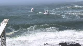 Rough Bar Crossing Depoe Bay OR [upl. by Avert]